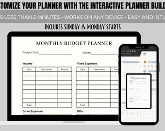 For The It Girl! Download Printable Monday Layouts Digital Planner, Daily Planner, Weekly Organizer, Digital Planner Inserts, Planner Pages.