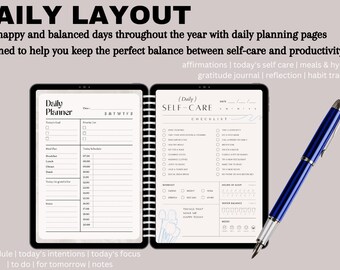 For The It Girl! Download Printable Daily Layouts Digital Planner, Time Management Tools, Daily Organizers, Productivity Planner, Digital.