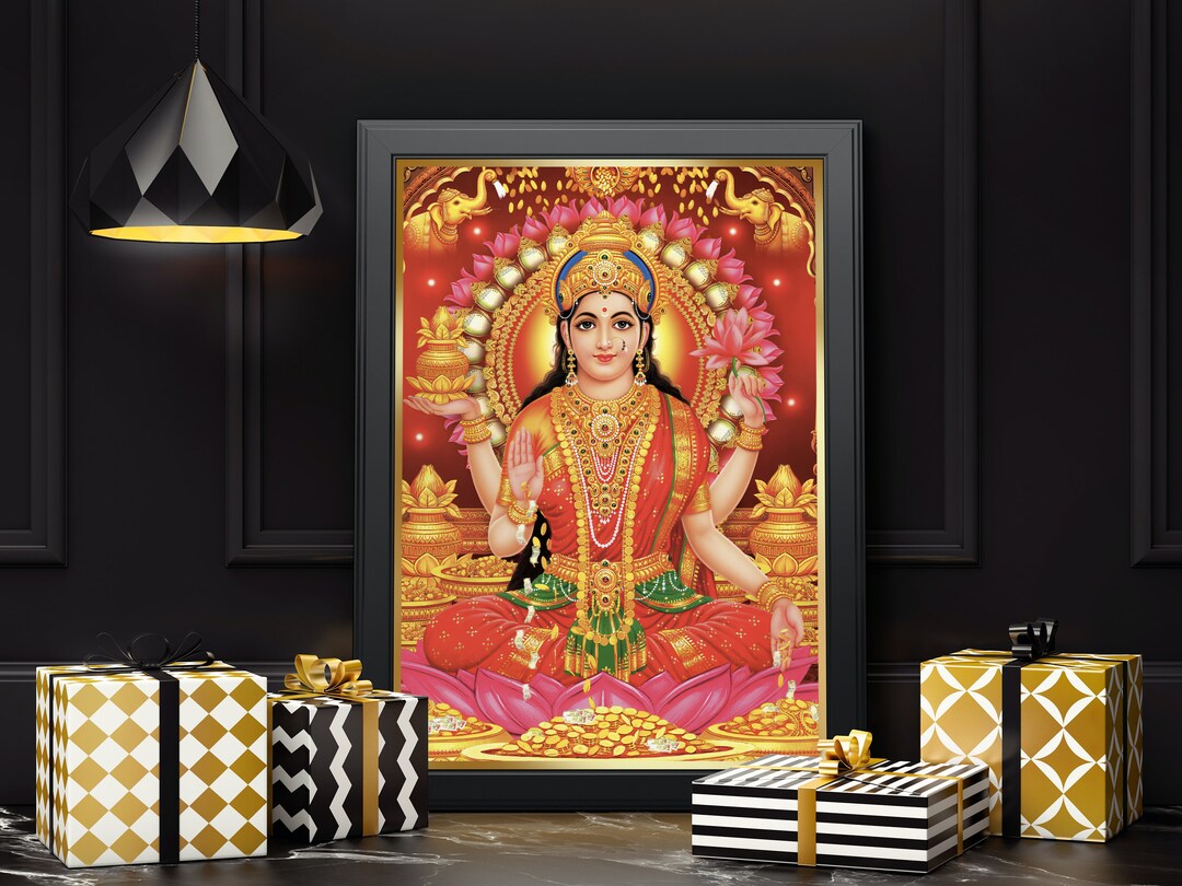 Goddess Lakshmi Digital Download Lakshmi Devi, Indian Goddess, Srividya ...
