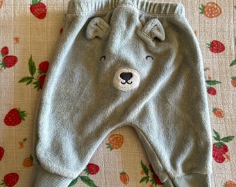 blue puppy baby pants size 3 months. preloved second hand