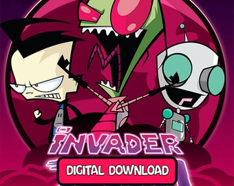 Invader ZIM TV Series 2001–2006 - every episode, alls season, only digital download, No DVD