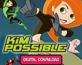 Kim Possible TV Series 2002–2007 - every episode, alls season, only digital download, No DVD