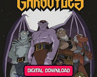 Gargoyles TV Series 1994–1997 - every episode, alls season, only digital download, No DVD