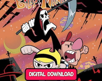 The Grim Adventures of Billy & Mandy 2001 - every episode, alls season, only digital download, No DVD