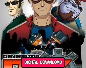 Generator Rex TV Series 2010–2013 - every episode, alls season, only digital download, No DVD