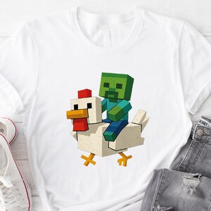 Chicken Jockey Shirt, Funny Farm Animal Game Tee, Perfect for Gamers & Animal Lovers, Gamer Gift Shirt, Graphic Shirt For Gamer.