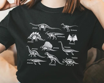 Dinosaur Skeleton Shirt: Paleontology Gift T-Shirt