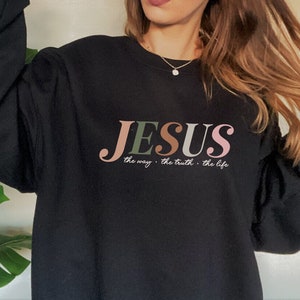 Jesus Shirt,Faith Shirt,There is Power in The Name of Jesus Shirt, Faith Cross Shirt, Christian Gift, Faith Cross, Vertical Cross