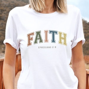 Faith Shirt,There is Power in The Name of Jesus Shirt, Faith Cross Shirt, Christian Gift, Faith Cross, Vertical Cross, Jesus