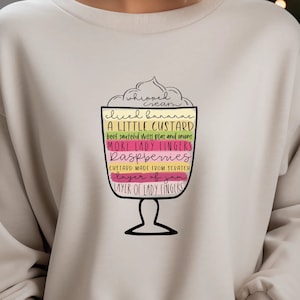 Friends English Trifle Sweatshirt, Rachel&#39;s Trifle Shirt, Friendsgiving Shirt, TV Friends Shirt,Thanksgiving Tee,Friends Thanksgiving Shirt,