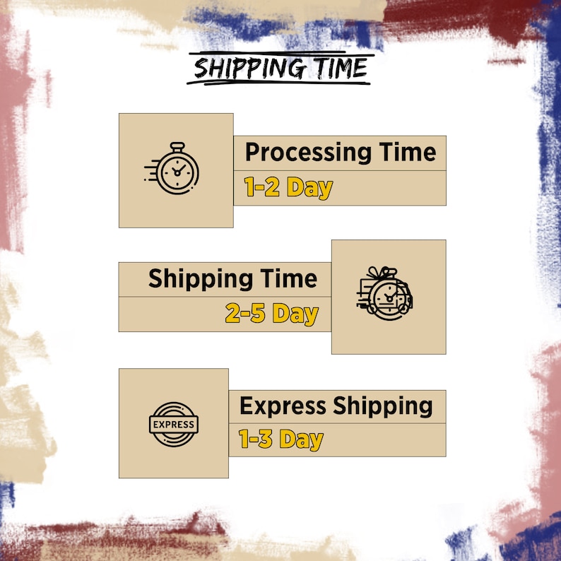 Puede incluir: Un gr&aacute;fico que muestra los tiempos de env&iacute;o para una tienda online. El gr&aacute;fico muestra tres opciones: Tiempo de procesamiento (1-2 d&iacute;as), Tiempo de env&iacute;o (2-5 d&iacute;as) y Env&iacute;o expr&eacute;s (1-3 d&iacute;as).