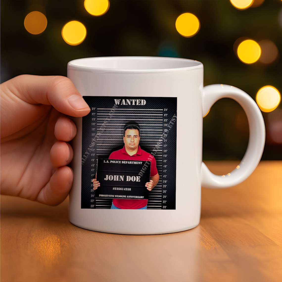 Mugshot Backdrop and Mugshot Sign,image & Text Personalized