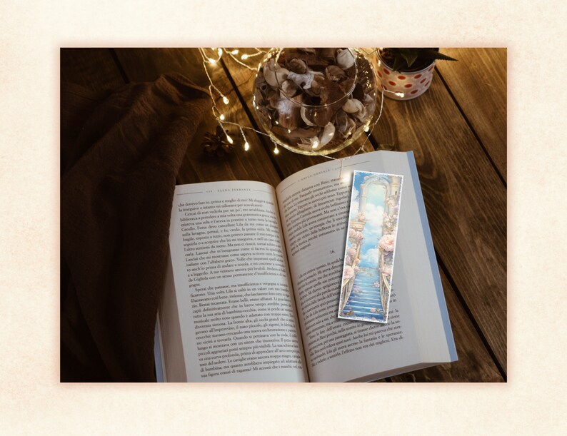 Celestial Wonders Printable Bookmarks for Book Lovers, Heaven Stairways ...