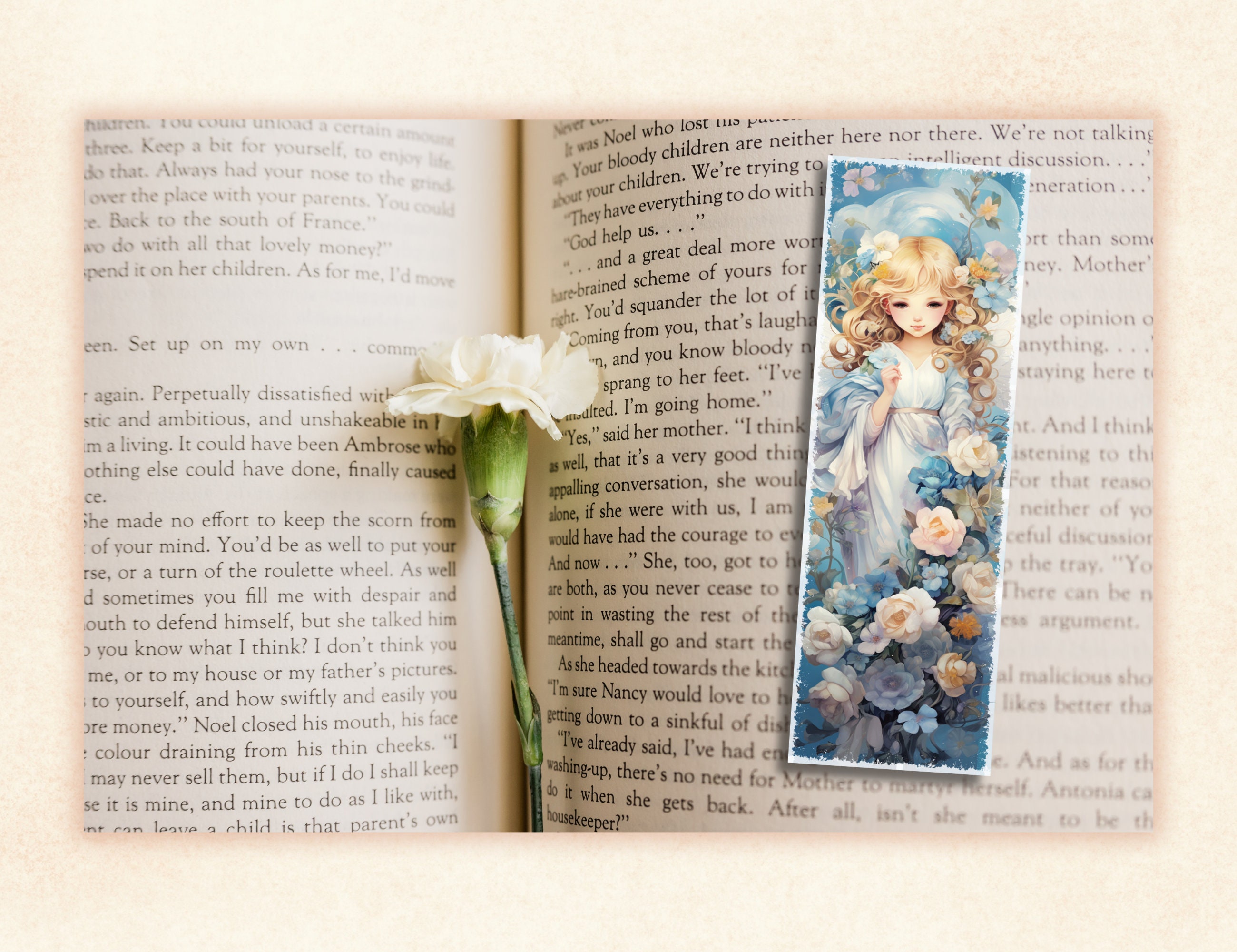 Celestial Wonders Printable Bookmarks for Book Lovers, Heaven Stairways ...