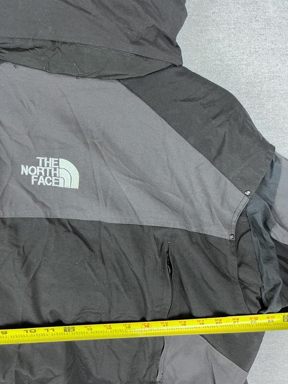 North Face Mens Black/gray Vintage Steep Tech Jacket Size