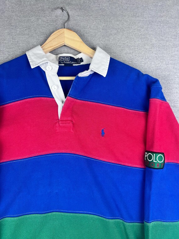 Polo Ralph Lauren Sport Hi Tech Rugby Shirt Life Saver Large