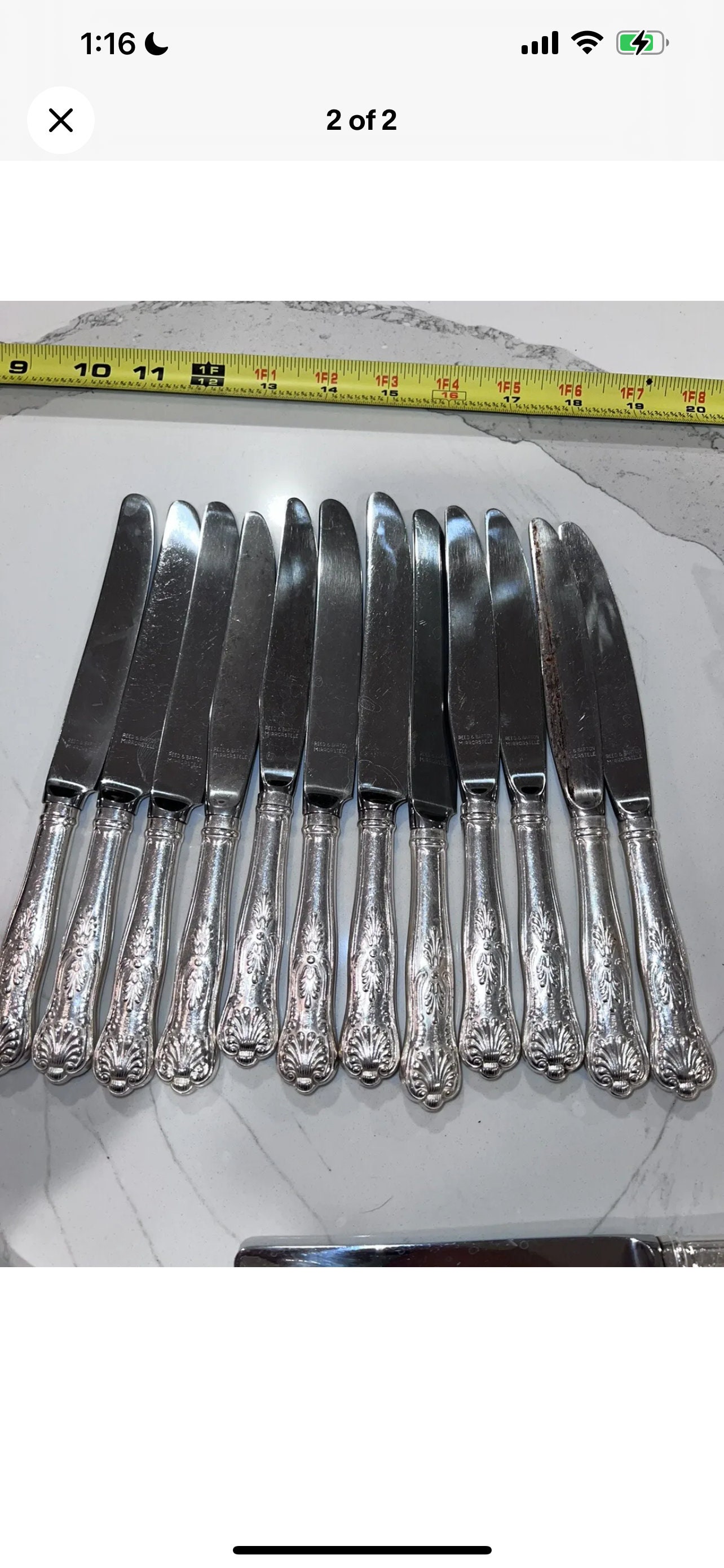 銀製　シルバー　カトラリー　フォーク　ナイフ　セット　Reed&Barton 銀製 シルバー カトラリー フォーク ナイフ セット Reed&Barton