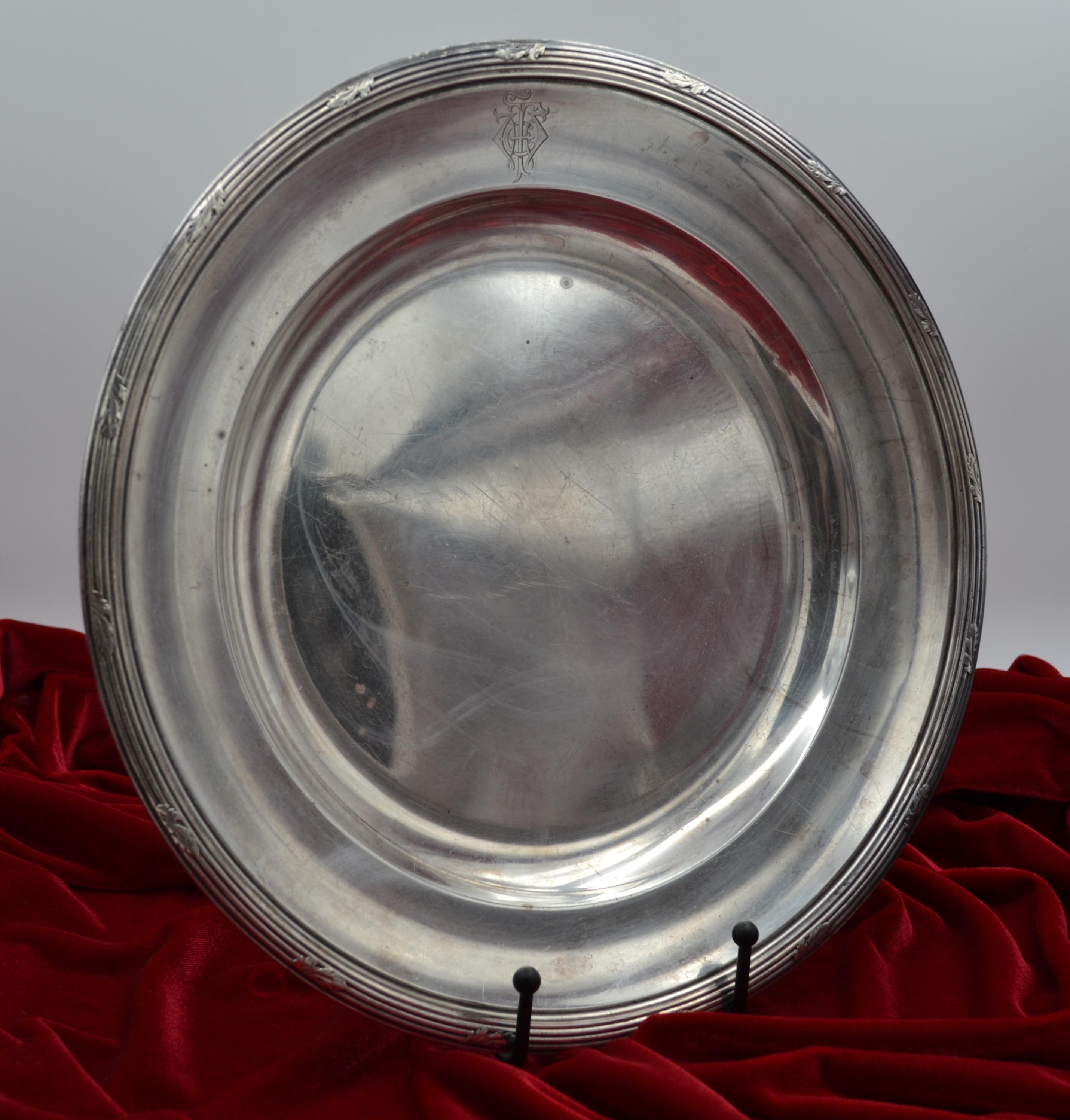 希少】クリストフル Christofle ヴェルティゴ トレイ シルバートレイ