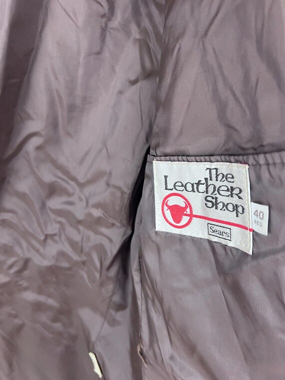 Vintage 70s Sears Suede Leather Jacket Men's Size… - image 3