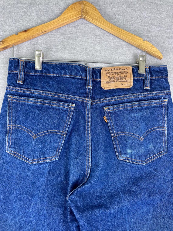 Buy Vintage Levis Jeans Mens Fits 32x31 Blue 517 Bootcut Orange