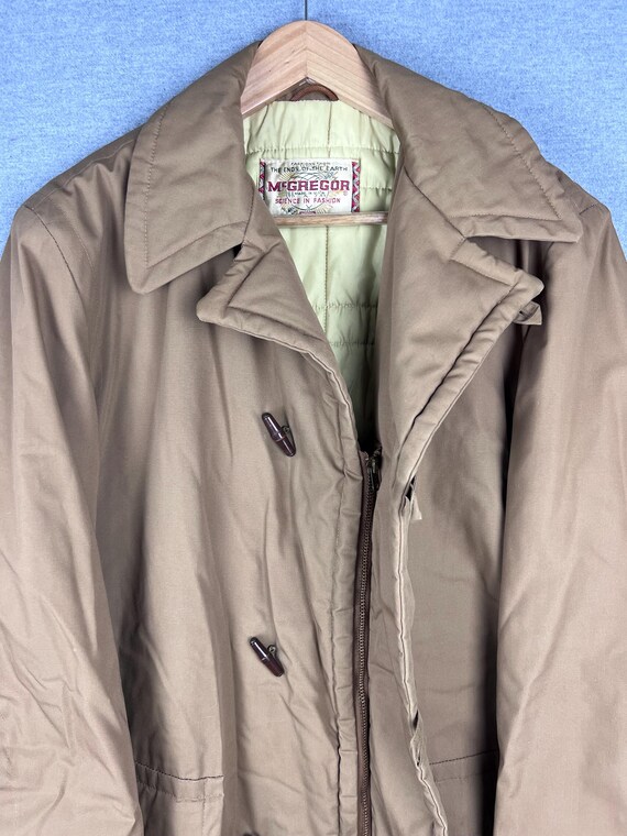 VINTAGE 50s 60s Mcgregor Coat Jacket Size 40 Toggle Duffle Ends of