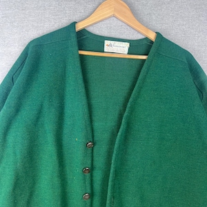 お*て様 60s Jantzen wool knit cardigan XL b お*て様 60s Jantzen wool knit cardigan XL b