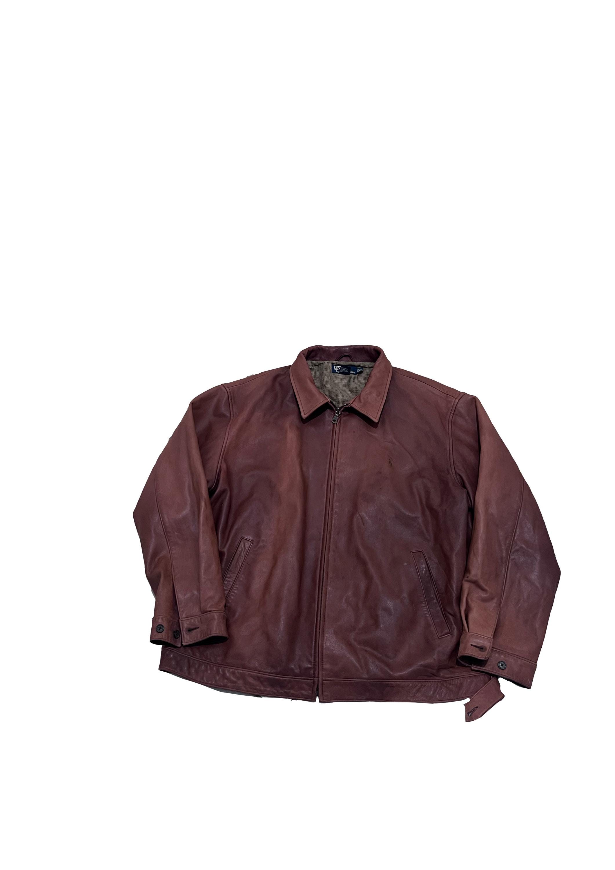 ジャケット・アウター 1990's POLO WESTERN LETHER JKT 90s〜 U.S. POLO ASSN leather jacket 