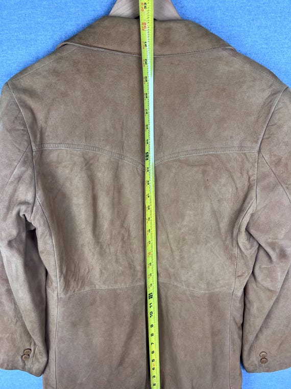 Vintage 70s Sears Suede Leather Jacket Men's Size… - image 5