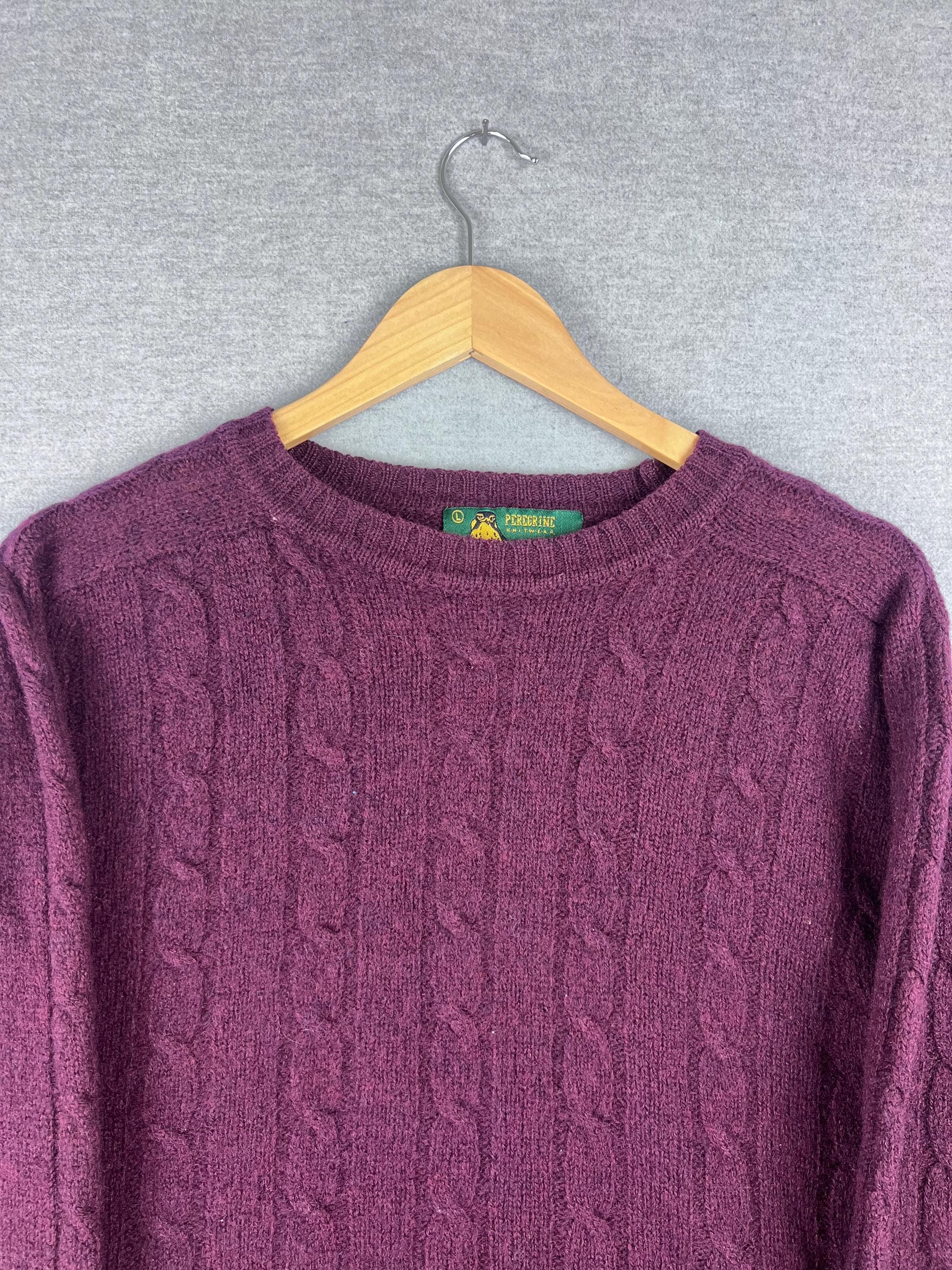 Pull Femme Peregrine 100% Laine - Taille XXL - Gris Bleuté - Col Zip 1/4 - Angleterre - Occasion TB