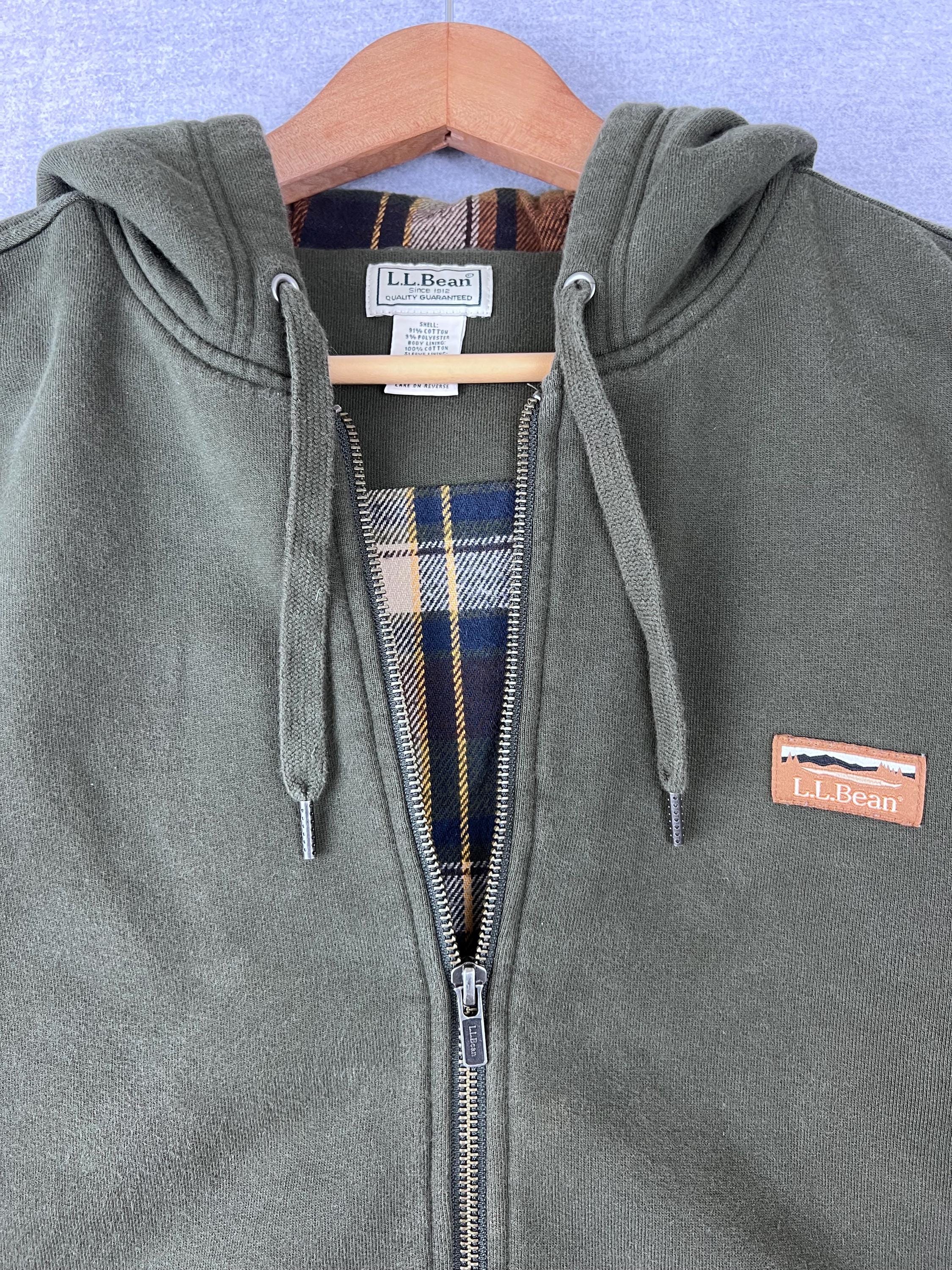 Katahdin Iron Works Ll Bean Zip Up Hoodie Bean L Katahdin Iron