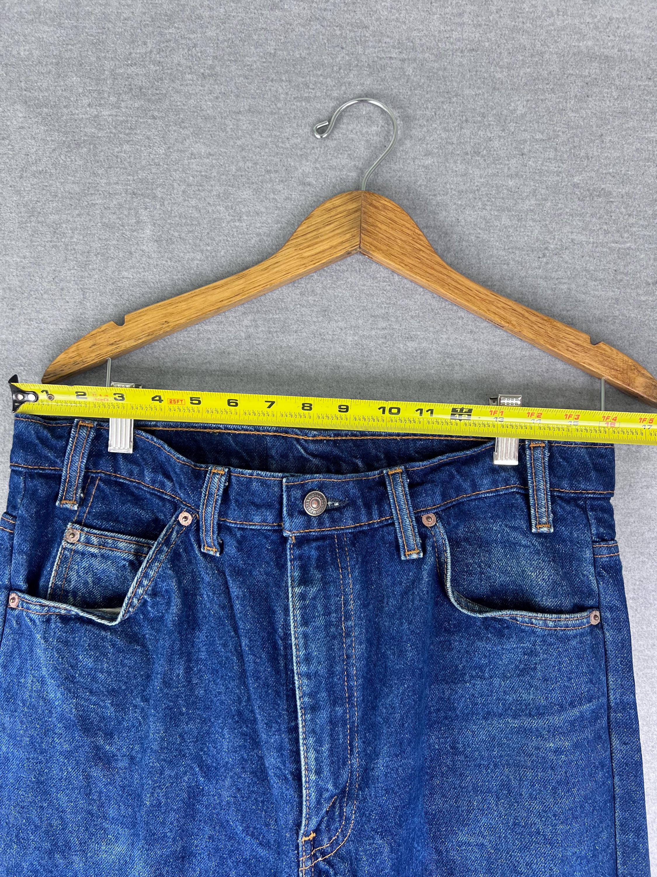 Vintage Levis Jeans Mens Fits 32x31 Blue 517 Bootcut Orange Tab