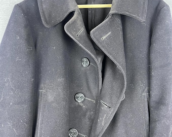Vintage 40s Post-world War II Era Navy Peacoat 40 - Etsy
