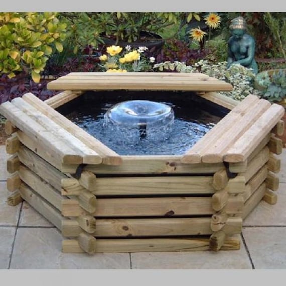 New Garden Pool 50 Gallon With Liner Fish Pond/Tank Outdoor Water