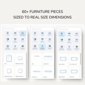 Interactive drag and drop room planner tool | furniture layout | web-based floor plan tool | room layout planner | interior design planner image 10