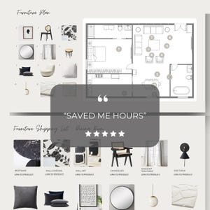 Clickable Shopping List Template Canva | PRO Version | Multiple Layouts + Detailed Specs | Furniture Lighting Plumbing Appliances Hardware image 4
