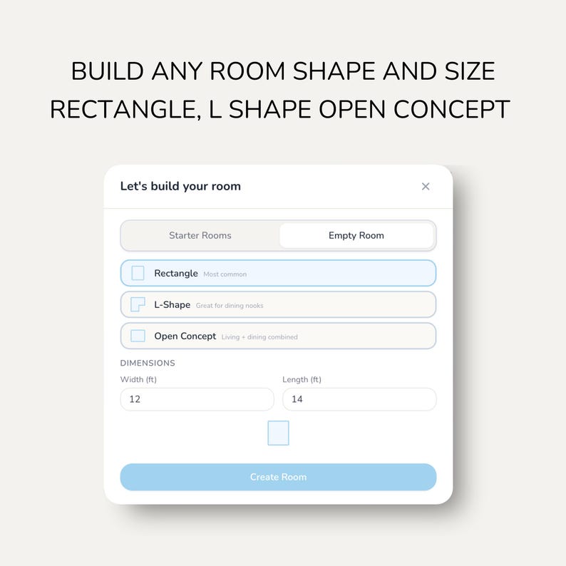 Interactive drag and drop room planner tool | furniture layout | web-based floor plan tool | room layout planner | interior design planner image 8