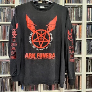DARK FUNERAL Live in South America De Profundis.. VINTAGE Chemise à manches longues 2003 / Black Metal / Marduk / Darkthrone