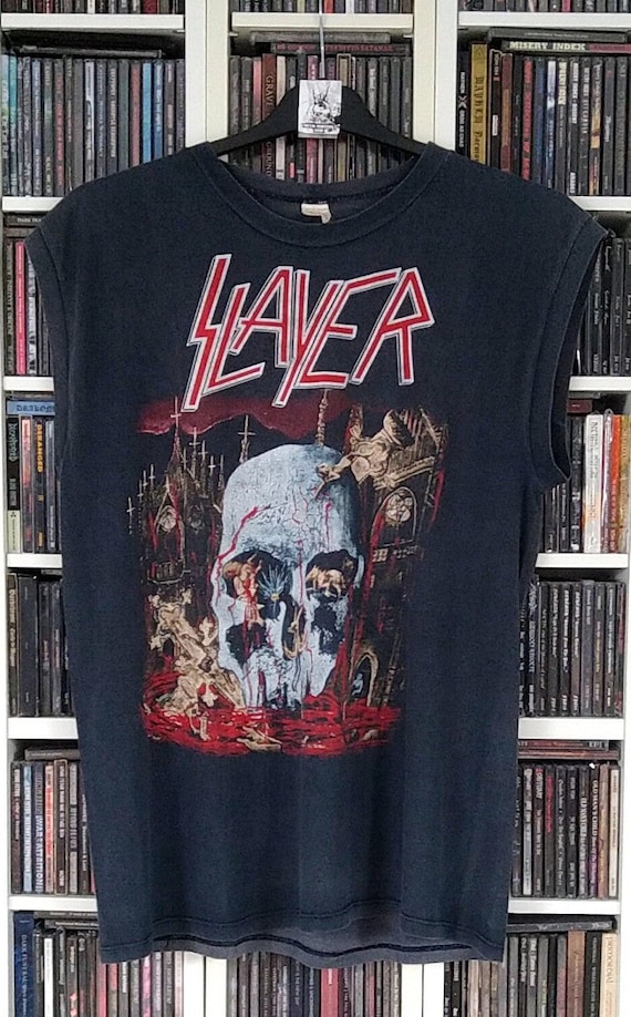 SLAYER 90s South Of Heaven Tank Top Shirt 1990 Mad