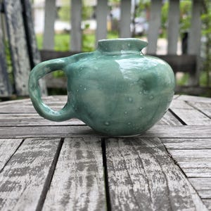 Blooming Seafoam Creamer - Tea/Coffee Set Style Pottery - Stoneware Clay