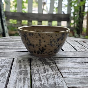 Green Jasper Bowl - Stoneware Clay - Handmade Bowl