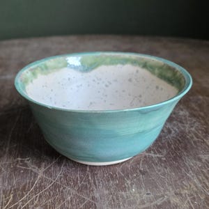 Handmade Satin Patina Ceramic Bowl