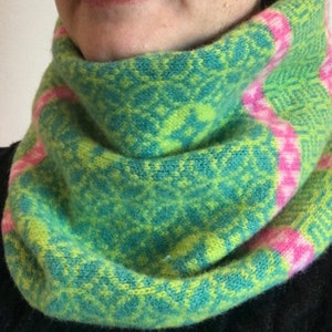 Soft Knitted 100% Merino lambswool snood, scarf, neck warmer in a choice of colours