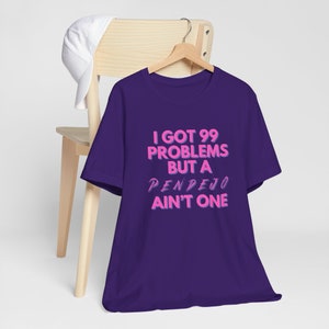 I got 99 problems but a Pendejo ain't one Unisex Jersey Short Sleeve Tee image 3