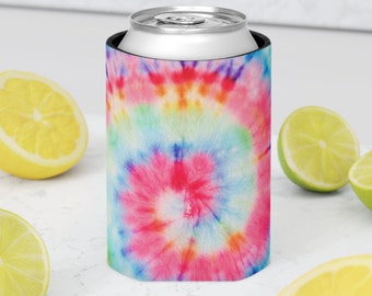 Can Cooler tie dyed effect great for music festivals