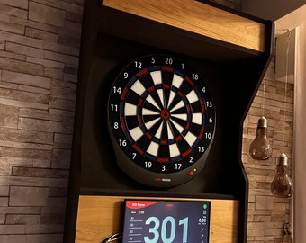 Dart cabinet | Wooden dartboard | Customizable with options