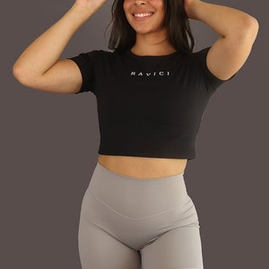 Reign Crop -Black - Ravici Athletica