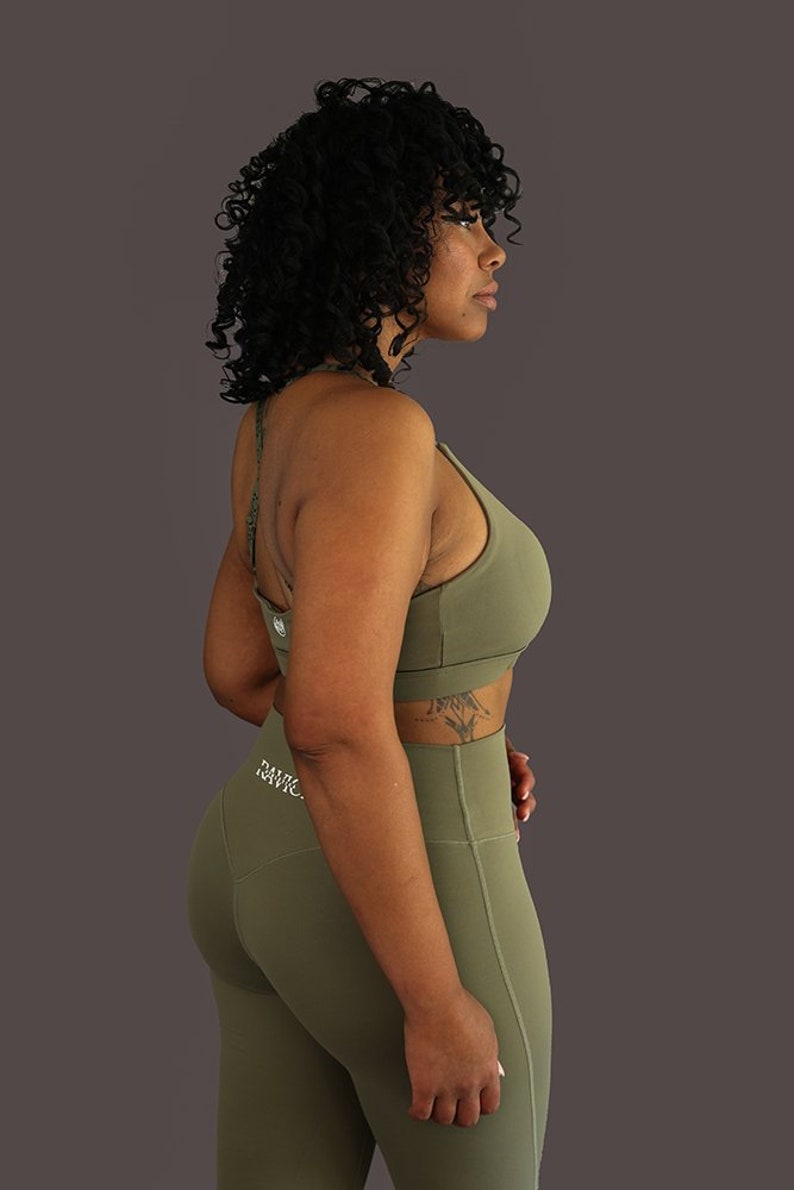 Onyx Legging -Olive - Ravici Athletica