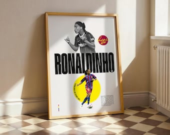 ロナウジーニョ ポスター | ガウチョ ロナウジーニョ プリント