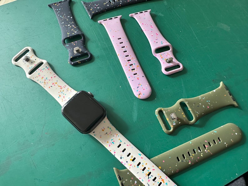 Apple Watch Loop-Armband Spreckled Silikon Bild 10