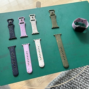 Apple Watch Loop-Armband Spreckled Silikon Bild 9